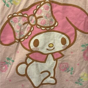 Sanrio Pink and White My Melody Jersey Top